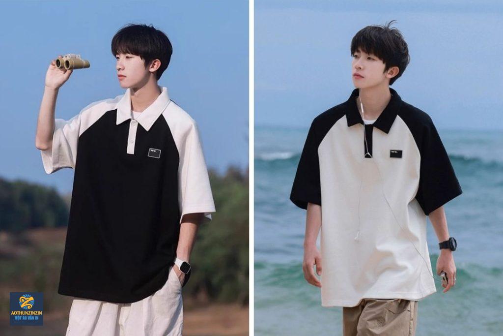 Áo thun cổ trụ thời trang