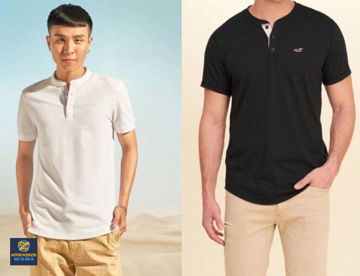 Áo Thun Cổ Trụ Nam – Lựa Chọn Thanh Lịch, Năng Động Và Dễ Phối Đồ Cho Mọi Hoàn Cảnh