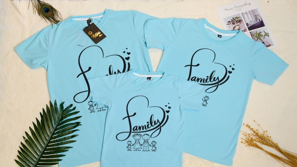 ao-thun-gia-dinh-mau-xanh-ngoc