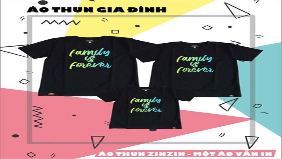 “Tung Hoành Thế Giới” Với 15+ Mẫu In Áo Thun Gia Đình Lấy Liền nhà ZinZin (P6)
