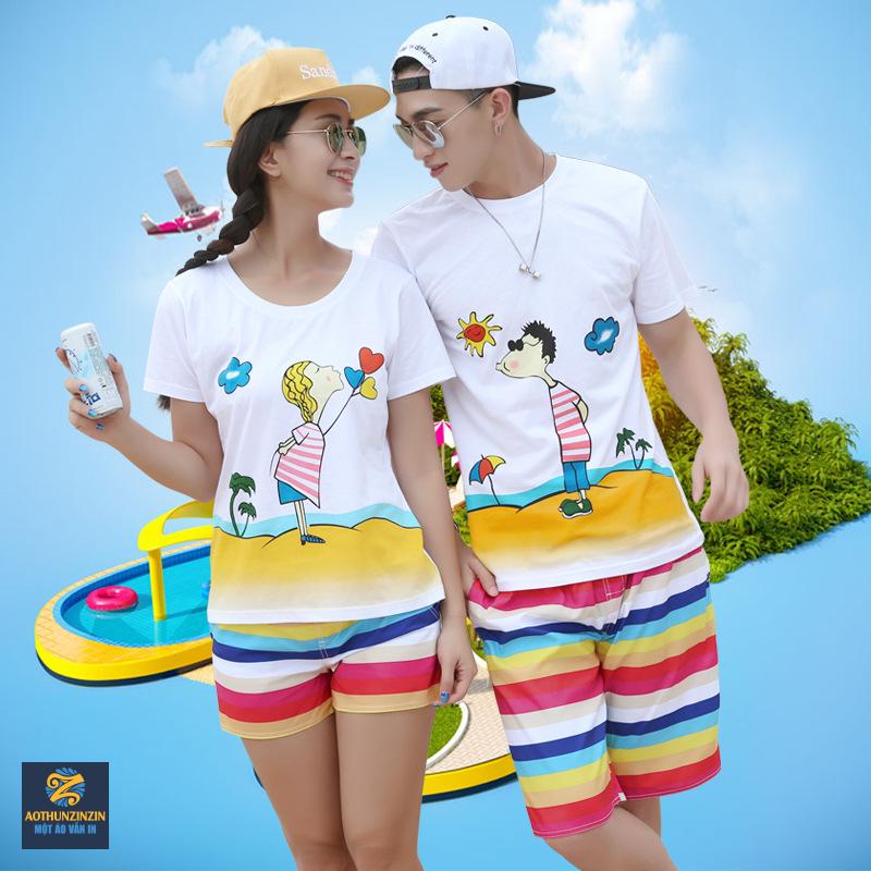 Áo cặp đôi đi biển