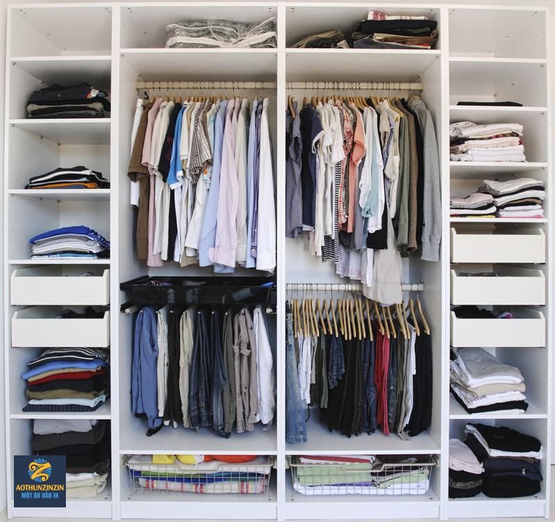 Cách bảo quản áo thun lâu dài trong tủ