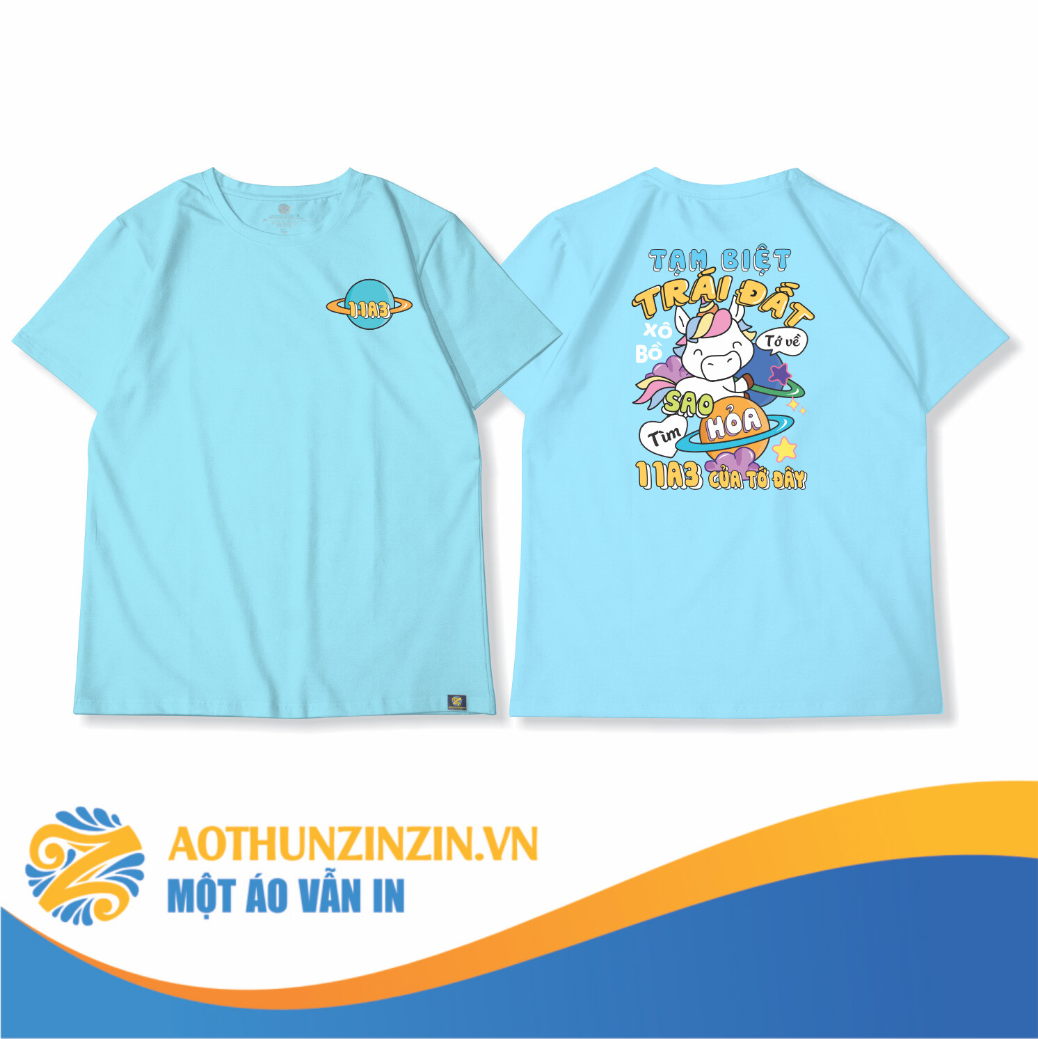 Ao Thun 11a3 Tam Biet Trai Dat Thiet Ke In An Dong Phuc Doanh Nghiep Aothunzinzin Mot Ao Van In
