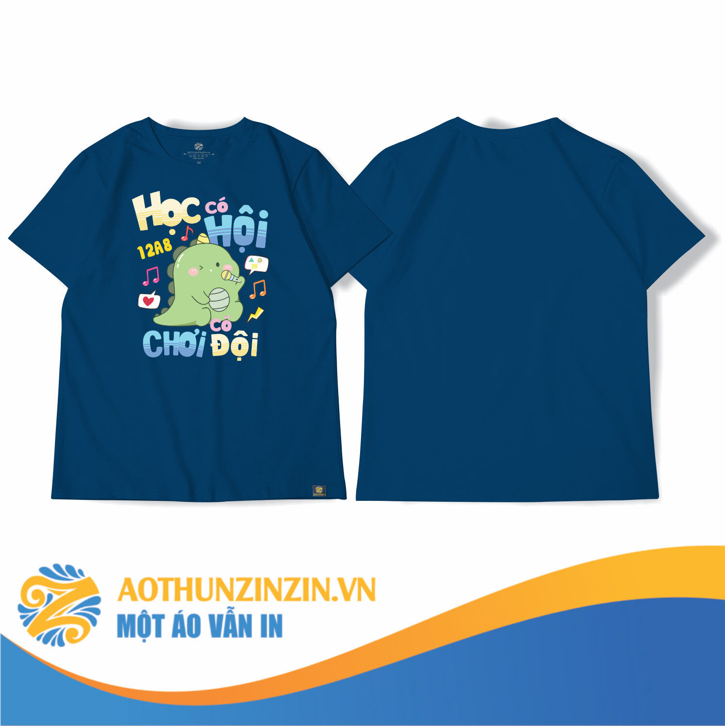 Ao Thun 12a8 Hoc Co Hoi Choi Co Doi Thiet Ke In An Dong Phuc Doanh Nghiep Aothunzinzin Mot Ao Van In