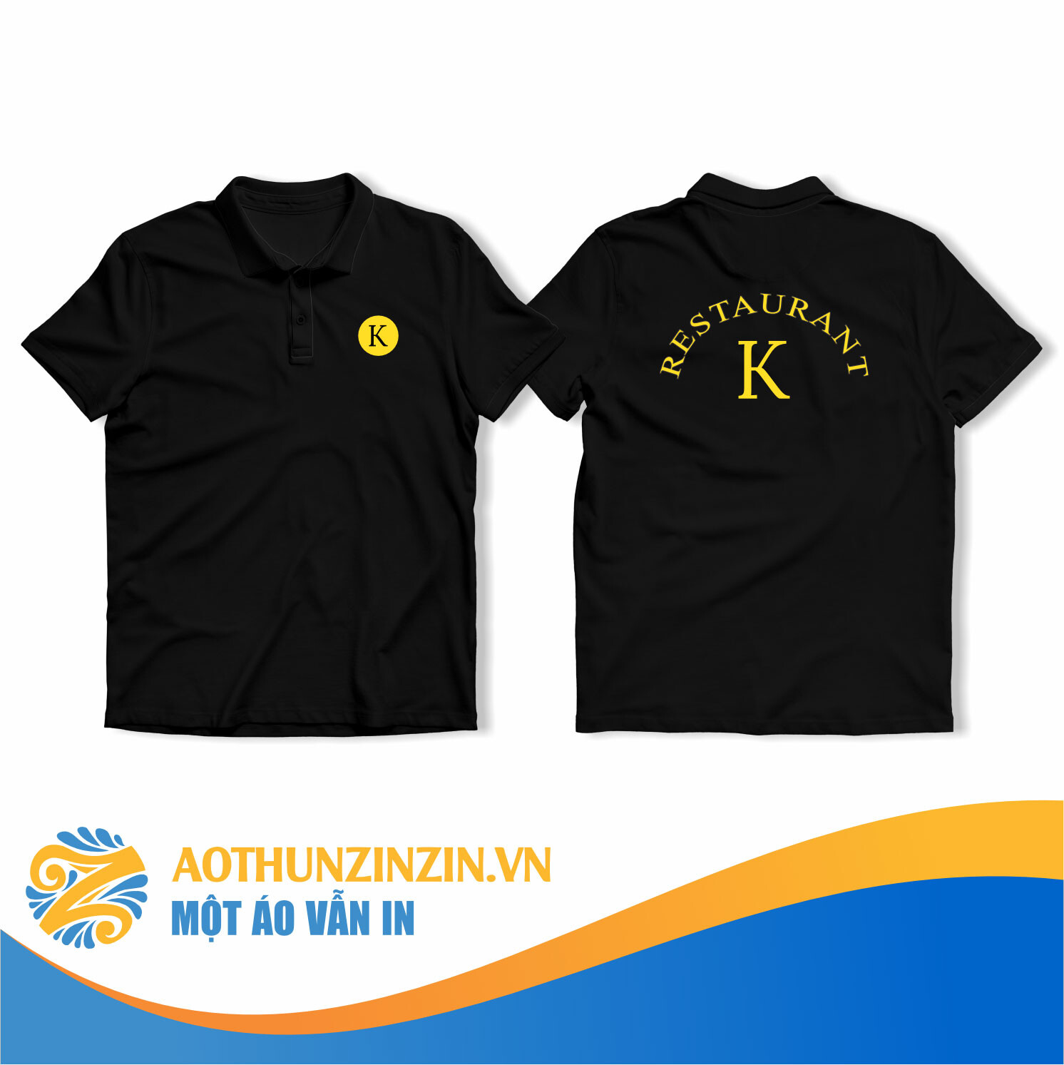 Ao Thun K Restaurant Thiet Ke In An Dong Phuc Doanh Nghiep Aothunzinzin Mot Ao Van In
