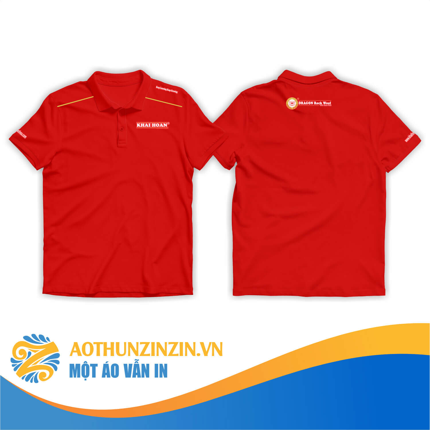 Ao Thun Khai Hoan Thiet Ke In An Dong Phuc Doanh Nghiep Aothunzinzin Mot Ao Van In