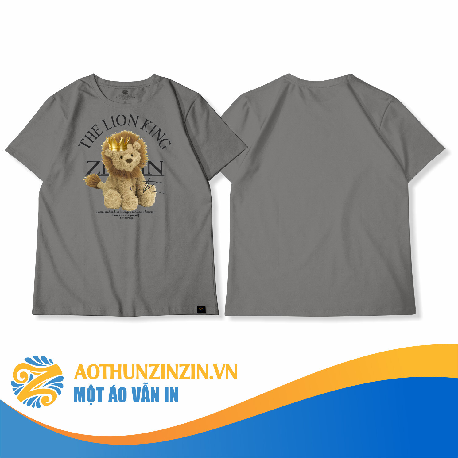 Ao Thun The Lion King Thiet Ke In An Dong Phuc Doanh Nghiep Aothunzinzin Mot Ao Van In