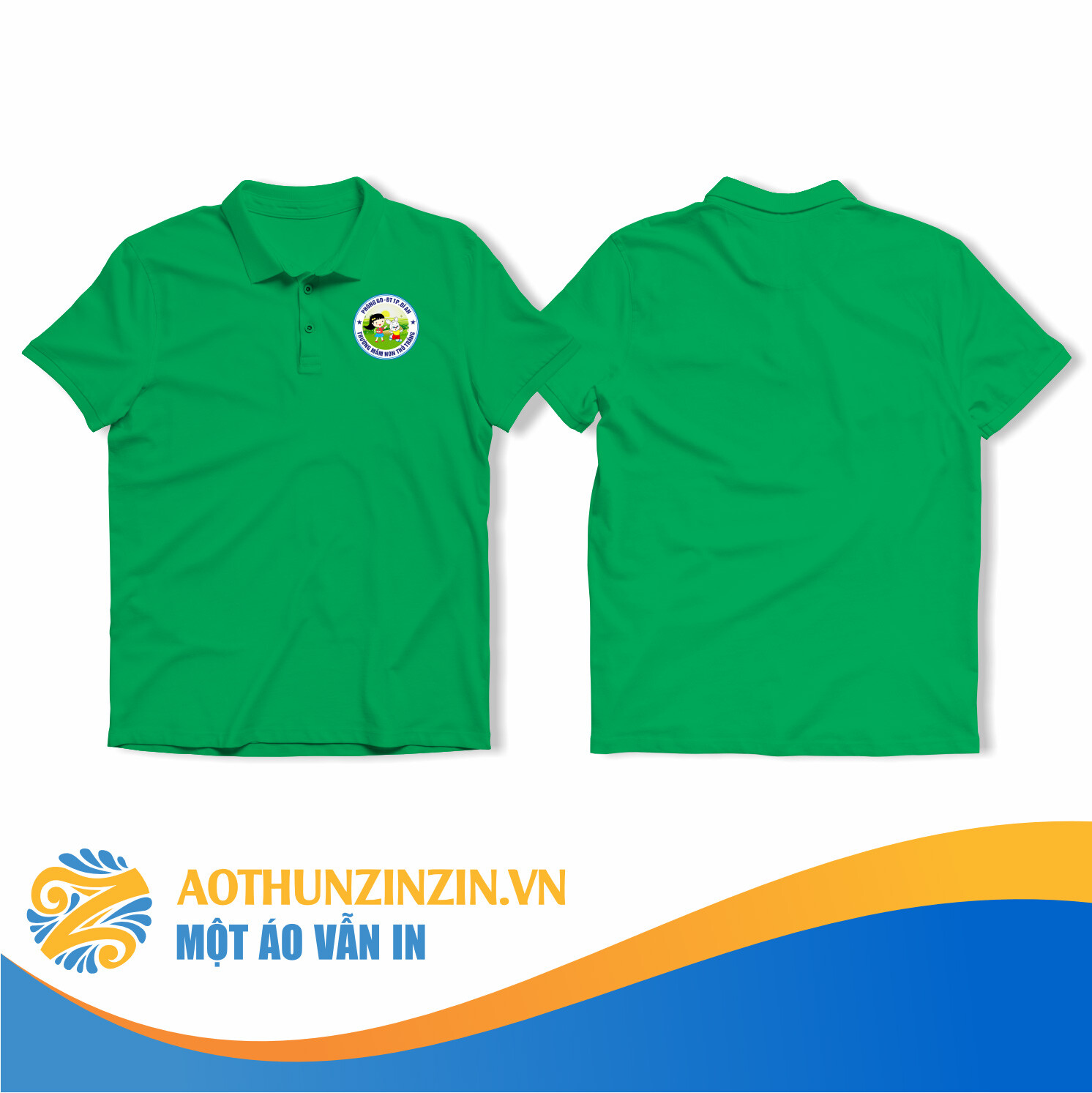 Ao Thun Truong Mam Non Tho Trang Thiet Ke In An Dong Phuc Doanh Nghiep Aothunzinzin Mot Ao Van In