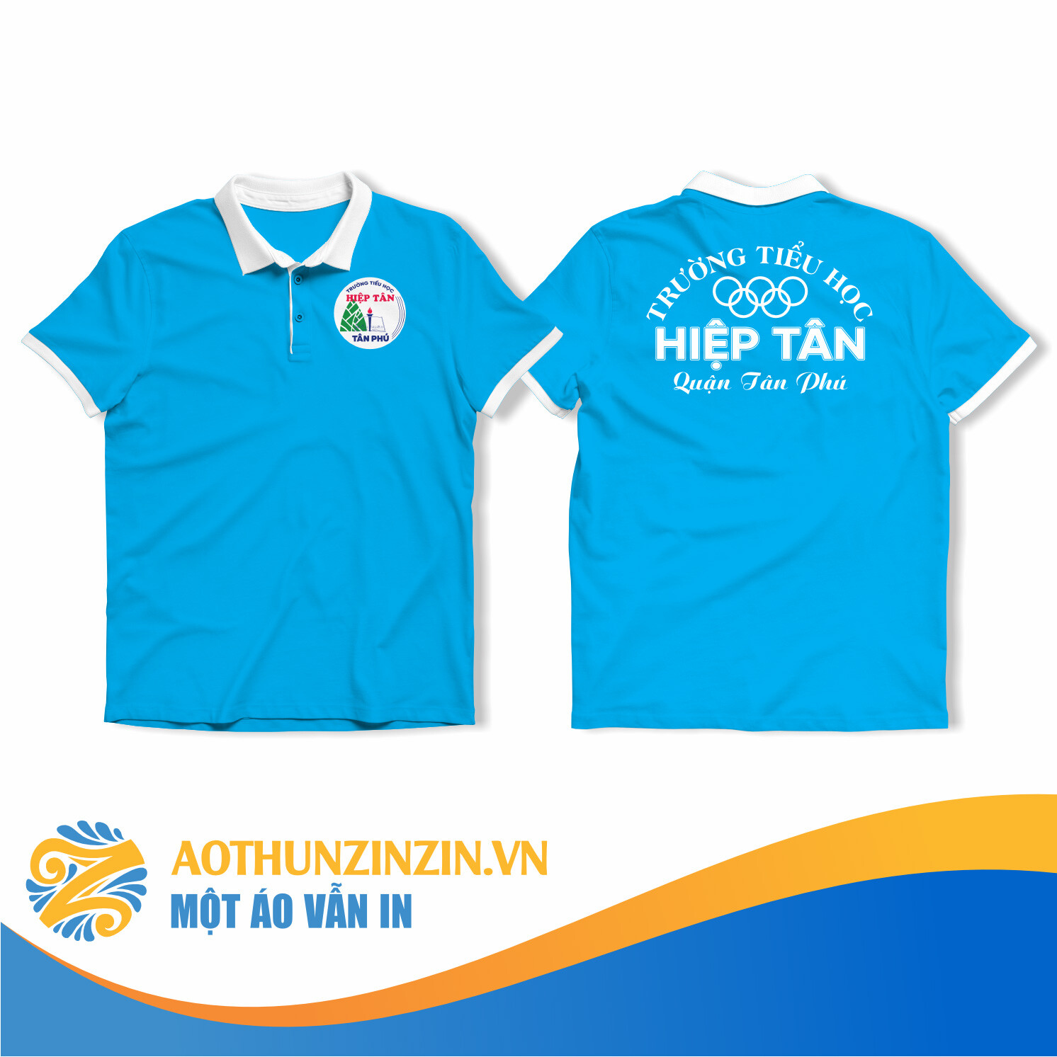 Ao Thun Truong Tieu Hoc Hiep Tan Quan Tan Phu Thiet Ke In An Dong Phuc Doanh Nghiep Aothunzinzin Mot Ao Van In
