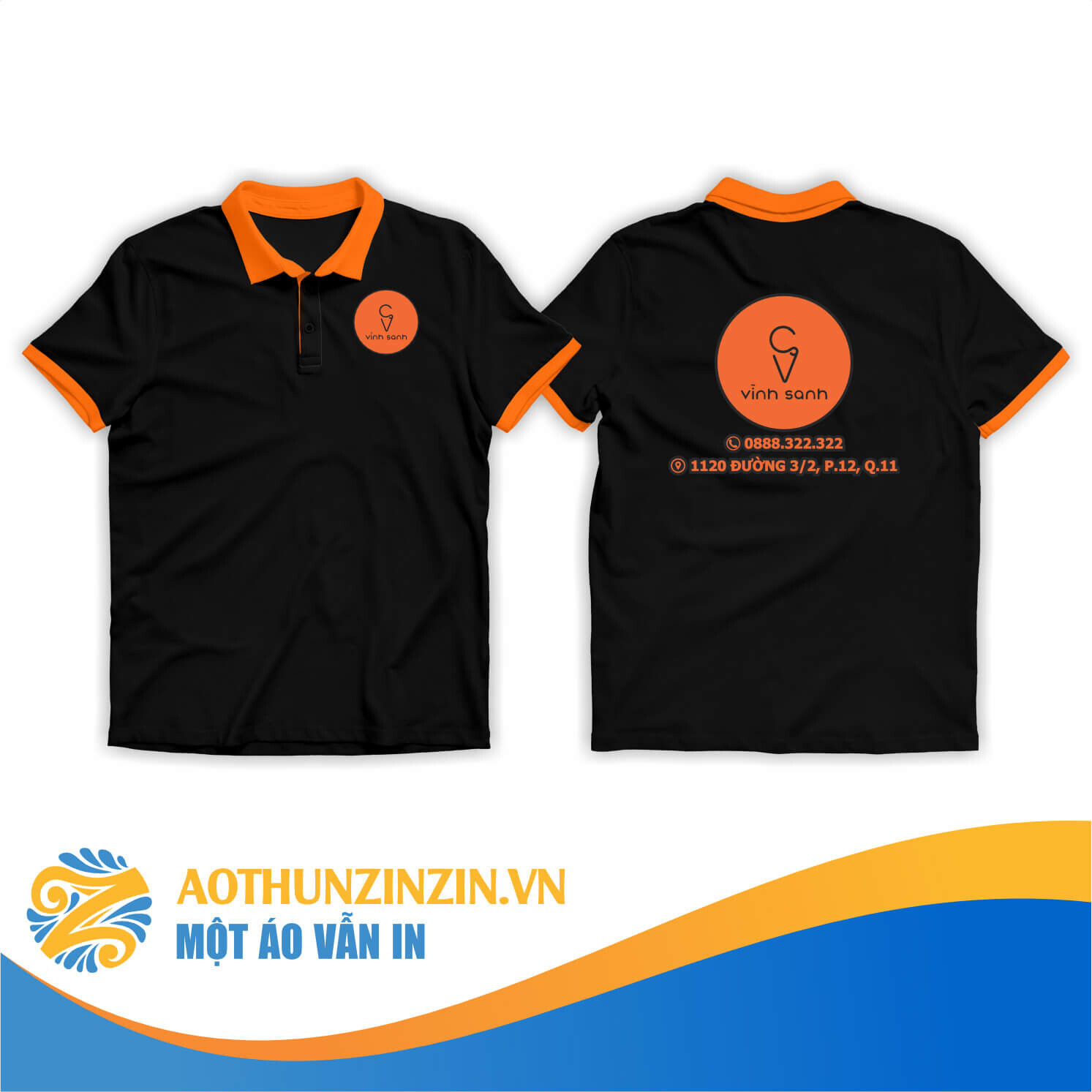 Ao Thun Vinh Sanh Thiet Ke In An Dong Phuc Doanh Nghiep Aothunzinzin Mot Ao Van In