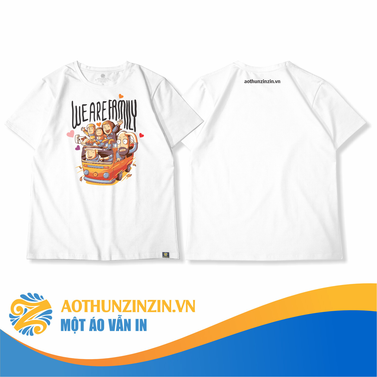 Ao Thun We Are Family Thiet Ke In An Dong Phuc Doanh Nghiep Aothunzinzin Mot Ao Van In