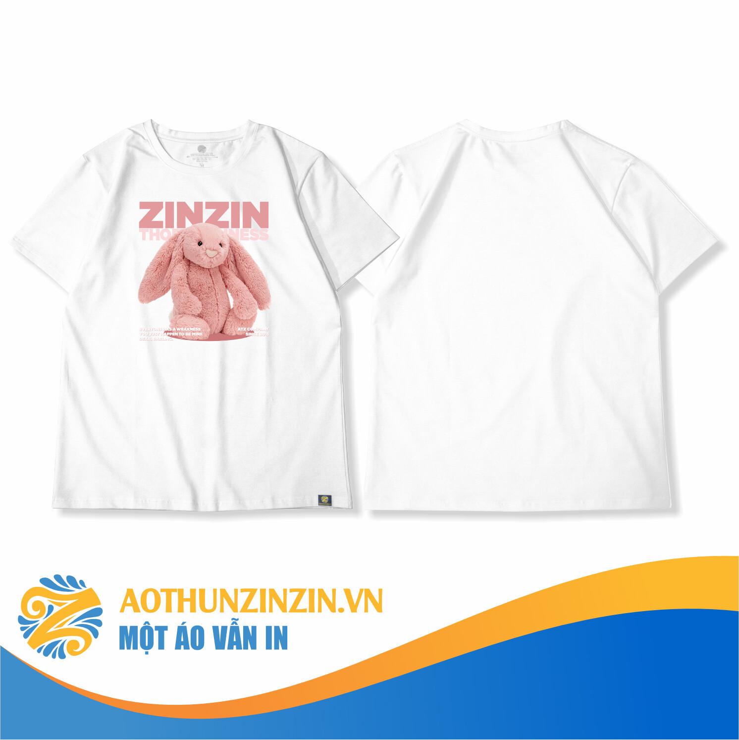 Ao Thun Zinzin Bunny Thiet Ke In An Dong Phuc Doanh Nghiep Aothunzinzin Mot Ao Van In