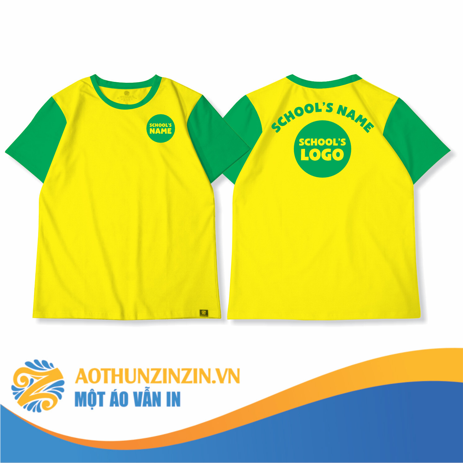 Ao Thun Zinzin Design Kindergartenkind Thiet Ke In An Dong Phuc Doanh Nghiep Aothunzinzin Mot Ao Van In