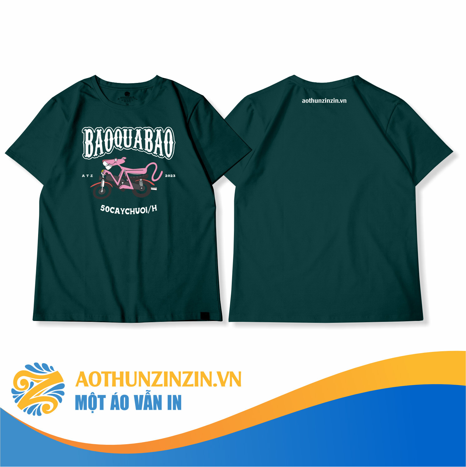 Ao Thun Bao Qua Bao 50 Cay Chuoi Tren Gio Thiet Ke In An Dong Phuc Doanh Nghiep Aothunzinzin Mot Ao Van In