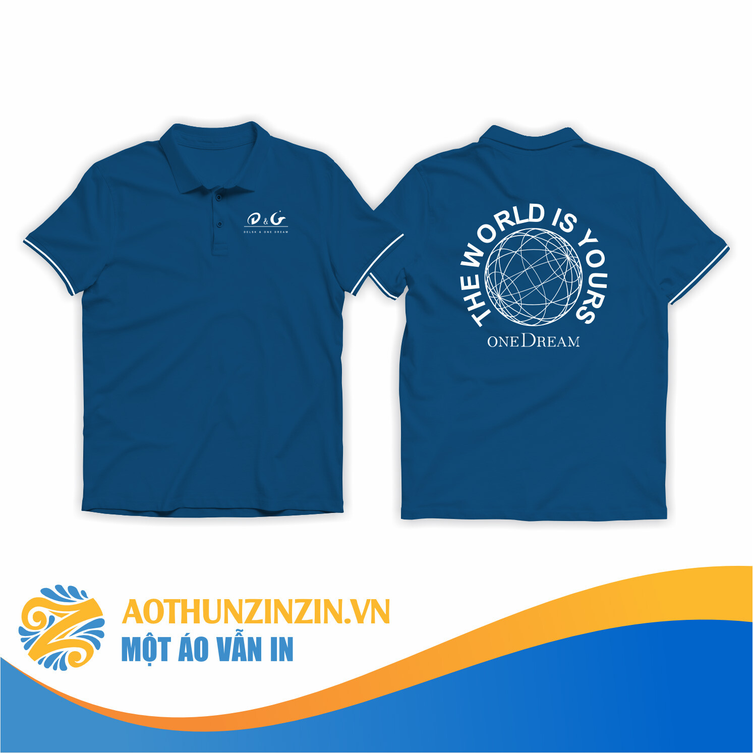 Ao Thun Delsk And One Dream Thiet Ke In An Dong Phuc Doanh Nghiep Aothunzinzin Mot Ao Van In