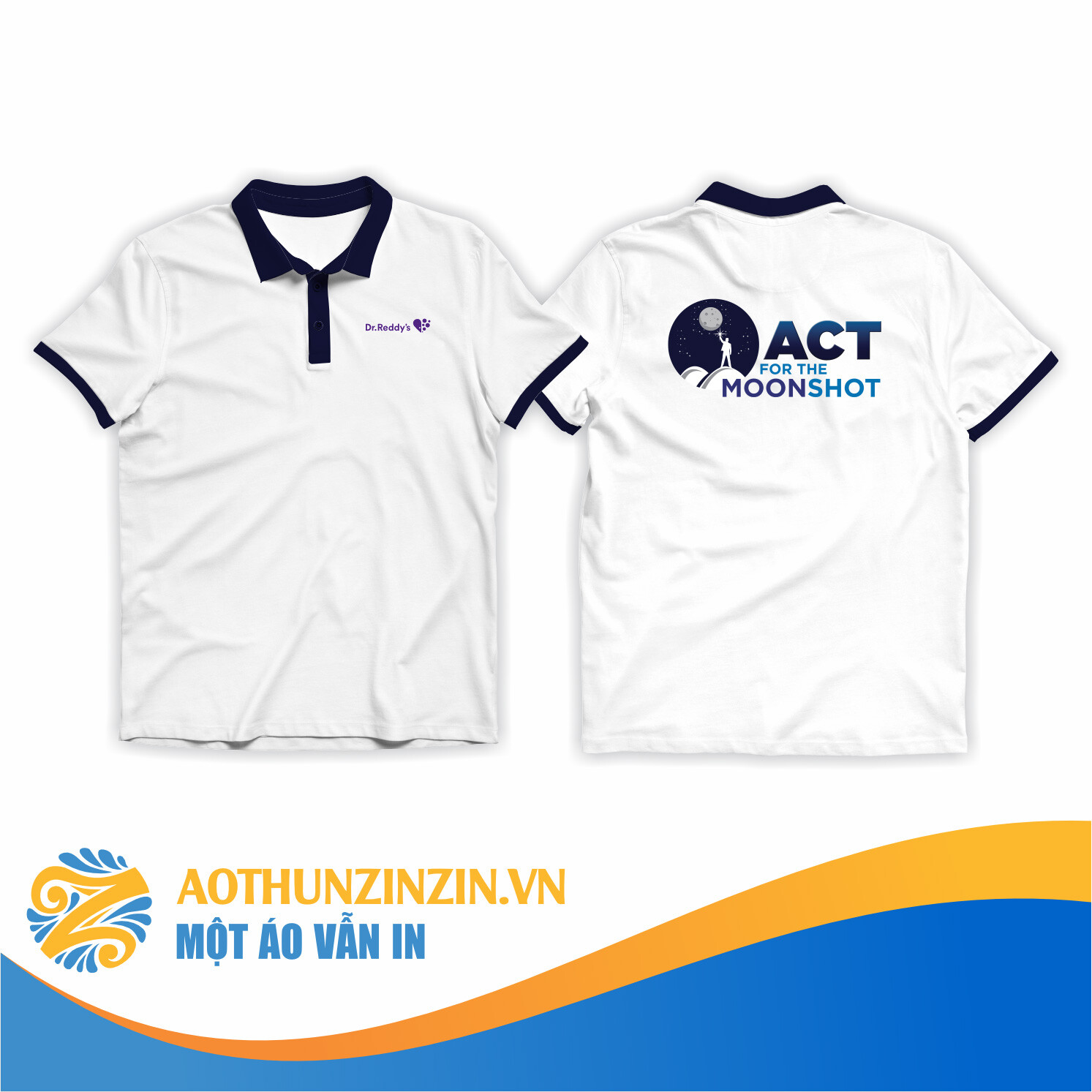 Ao Thun Dr Reddy Thiet Ke In An Dong Phuc Doanh Nghiep Aothunzinzin Mot Ao Van In