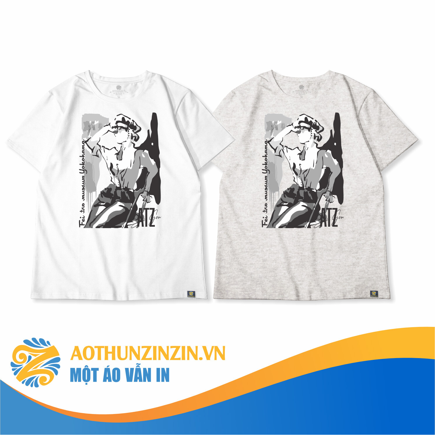 Ao Thun Fei Art Museum Yokohama Thiet Ke In An Dong Phuc Doanh Nghiep Aothunzinzin Mot Ao Van In