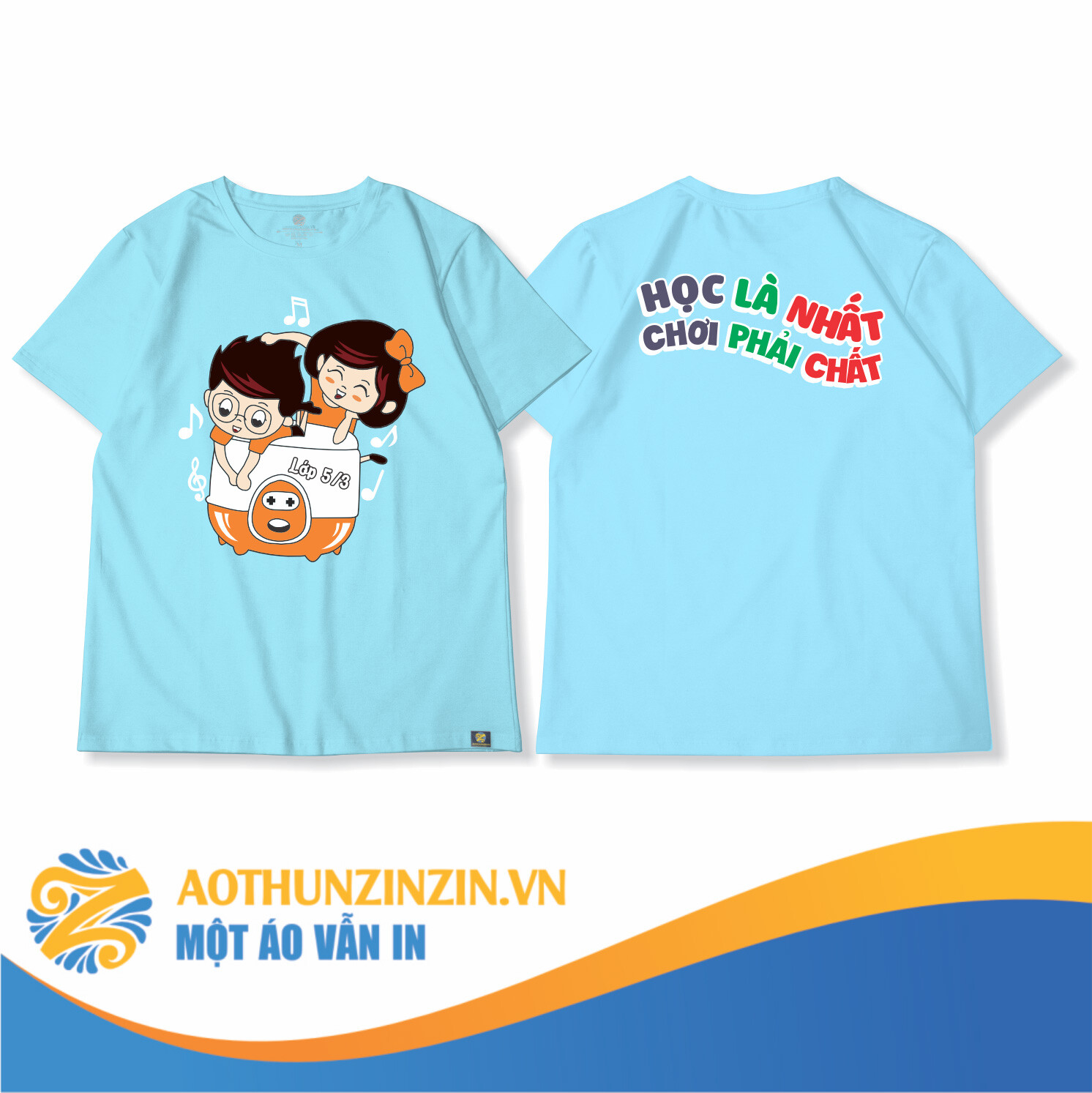 Ao Thun Hoc La Nhat Choi La Chat Thiet Ke In An Dong Phuc Doanh Nghiep Aothunzinzin Mot Ao Van In