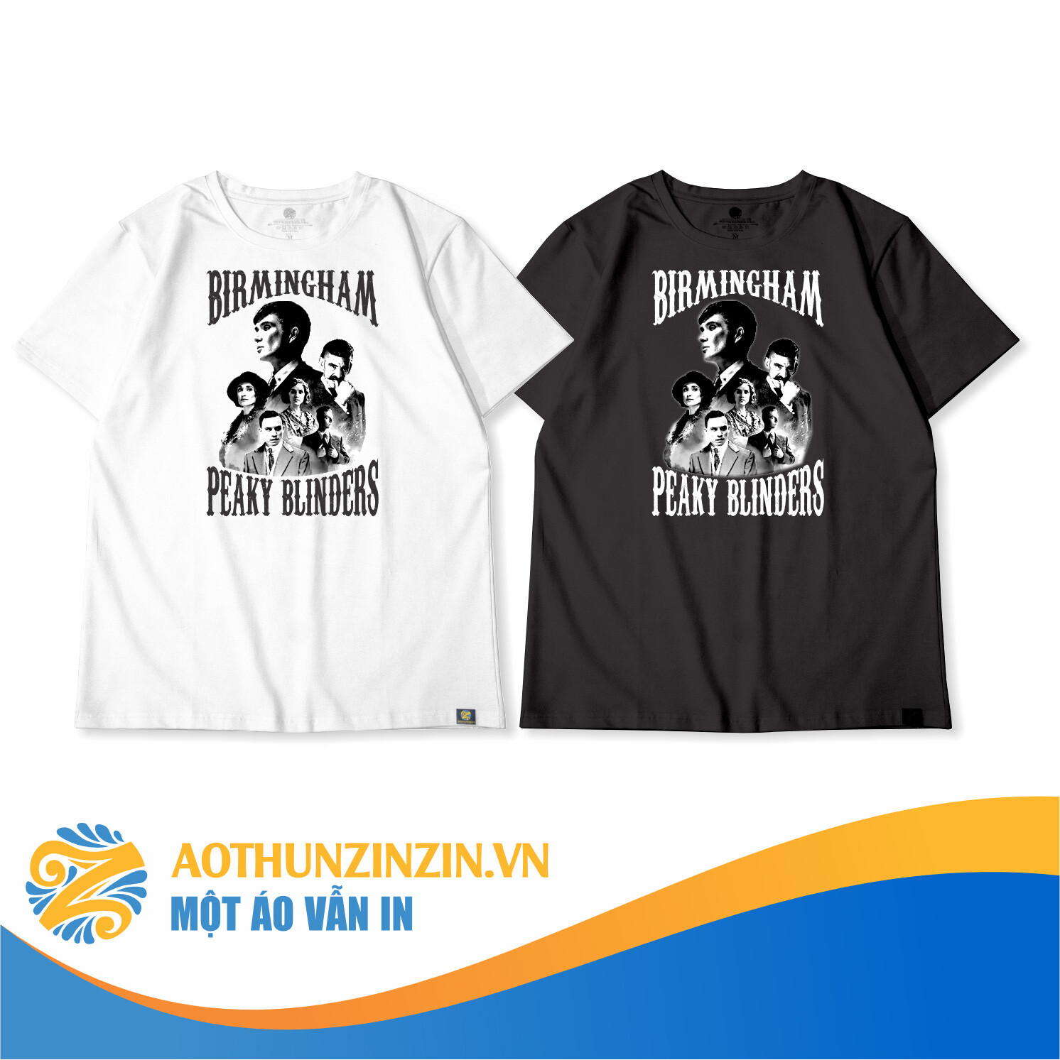 Ao Thun Peaky Bliners Thiet Ke In An Dong Phuc Doanh Nghiep Aothunzinzin Mot Ao Van In