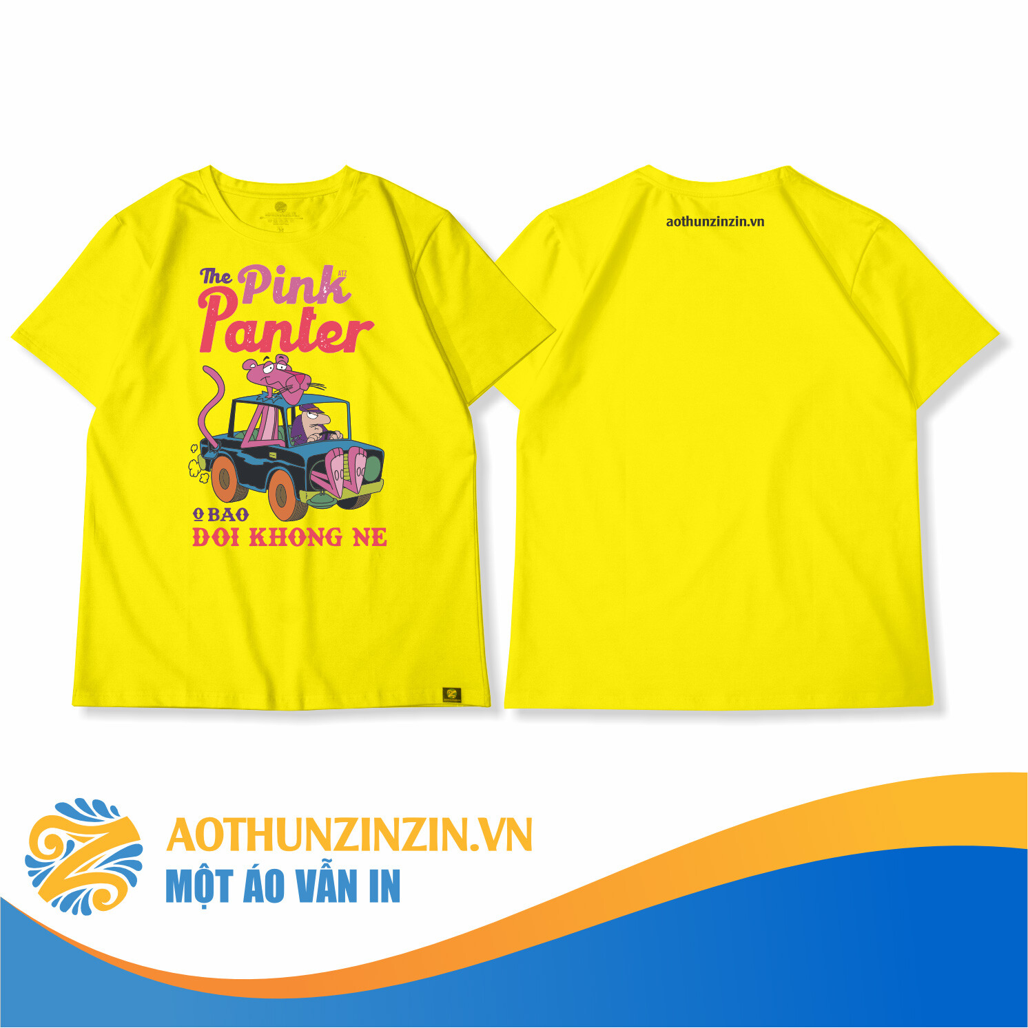 Ao Thun The Pink Panter Khong Bao Doi Khong Ne Thiet Ke In An Dong Phuc Doanh Nghiep Aothunzinzin Mot Ao Van In